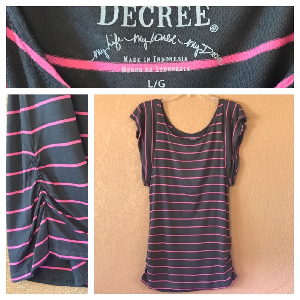 Decree Winged Short Sleeved Top